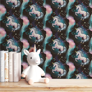 Papel Pintado Galaxia magica unicornio