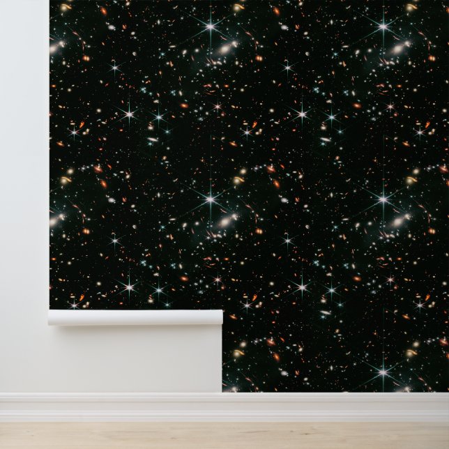 Papel Pintado Galaxias telescópicas de espacio profundo sin foco (Solicitud)