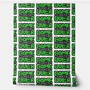 Papel Pintado Game Over, Sube de Nivel: Aventura Retro de Píxele
