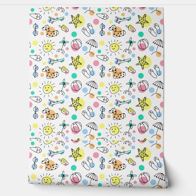 Papel Pintado Garabato (Desenrollar)