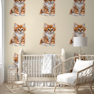 Papel Pintado Gato de bebé