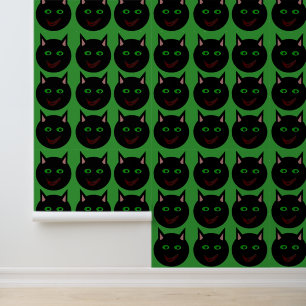 Papel Pintado Gato negro de Halloween