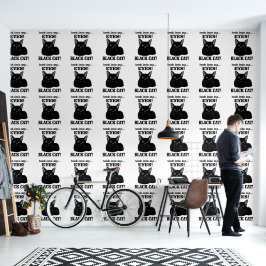 Papel Pintado Gato negro Kitty Mascota Animal Gato negro