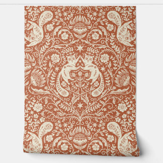 Papel Pintado Gatos bohemios refinados - Topaz Dark