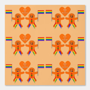 Papel Pintado Gay Men Navidades Gingerbread Pareja