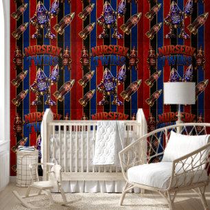 Papel Pintado Gemelos de guardería, cola de arándanos/ guardería
