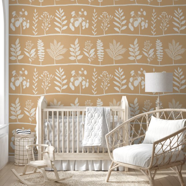 Papel Pintado Gentle Botanic Rhythm XL honey beige florals (Niños)