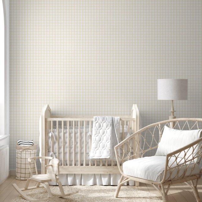 Papel Pintado geométrico beige (Niños)