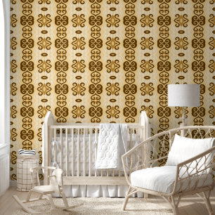 Papel Pintado geométrico beige