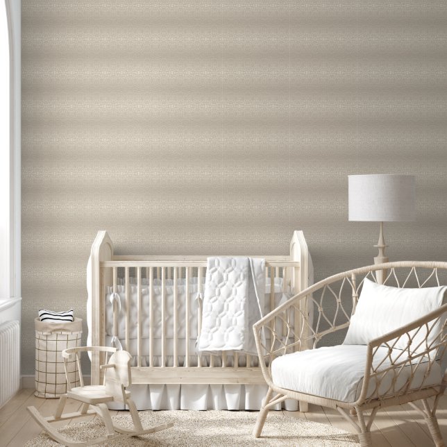 Papel Pintado geométrico beige (Niños)