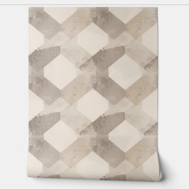 Papel Pintado Geométrico Moderno de Tonos Neutros