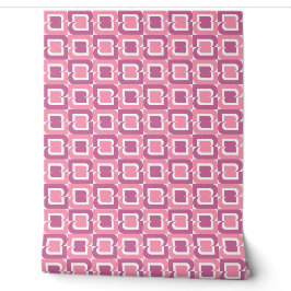 Papel Pintado Geométrico Rosa