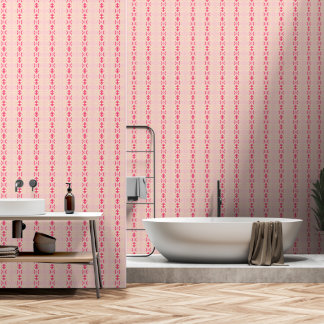 Papel Pintado geométrico rosa