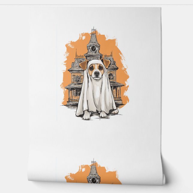 Papel Pintado Ghost Pup - Espabilloso disfraz de perro (Desenrollar)