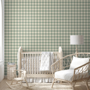 Papel Pintado Gingham Casi Despierto - A lo largo del río a cuad