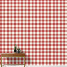 Gingham Cuadros Grandes Rojo