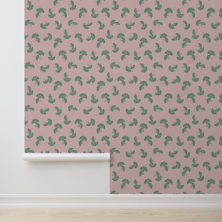 Papel Pintado Ginko Leaves Blush Wallpaper