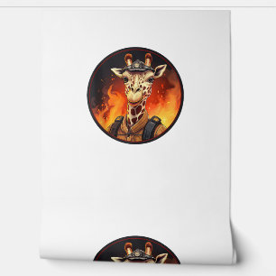 Papel Pintado Girafas de la brigada de bomberos