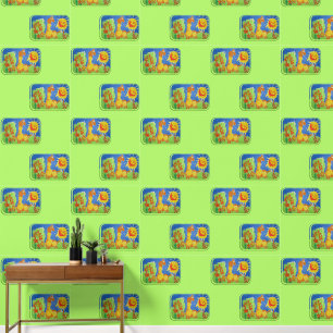 Papel Pintado Giraffe Art by Kids