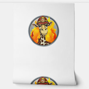 Papel Pintado Giraffe de la brigada de bomberos