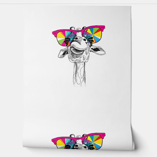 Papel Pintado Giraffe escalofriante (Desenrollar)
