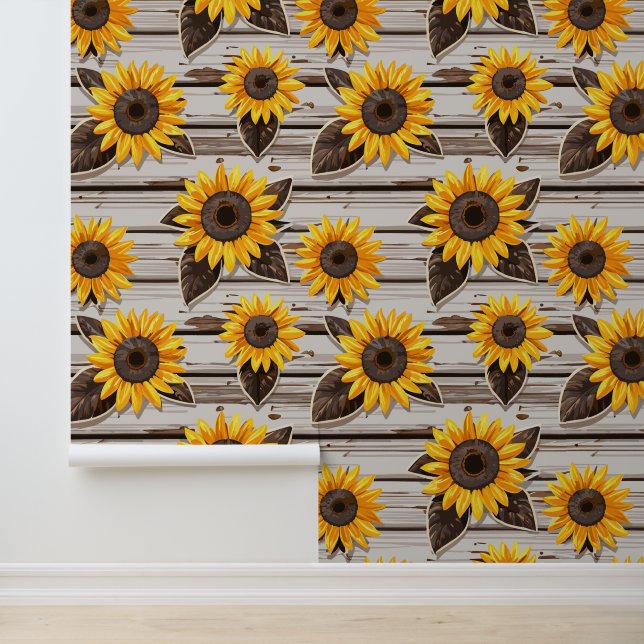 Papel Pintado Girasol (Solicitud)