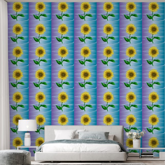 Papel Pintado Girasol (Dormitorio)