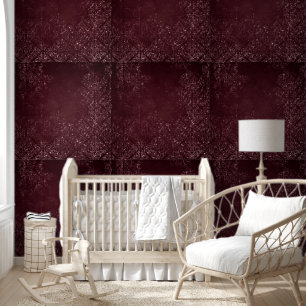 Papel Pintado Glimmery Wine Grunge Sangria Bordeaux Damask