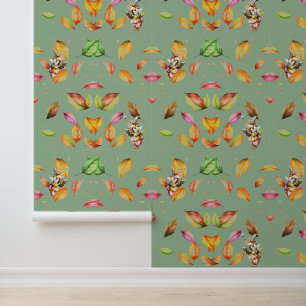 Papel Pintado Goblins Leer Foliage Verde Multicolor