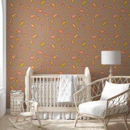 Papel Pintado Golden Windfall Brown en Fawn