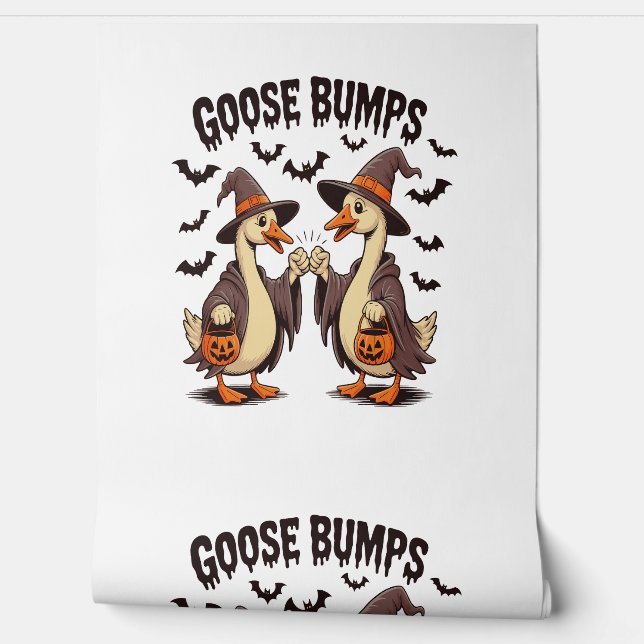 Papel Pintado Goose Bumps Halloween Witch Fall (Desenrollar)