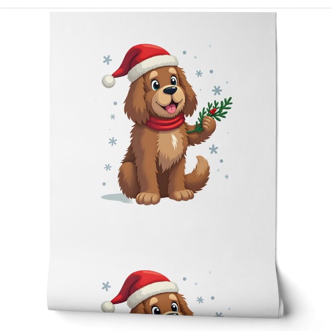 Papel Pintado Gorra de Santa de Terranova (Desenrollar)