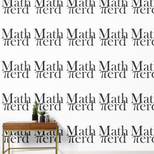 Papel Pintado Gracioso maestro de ciencias Pi Math Nerd negro y