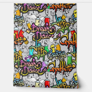 Papel Pintado Graffiti de Hip Hop