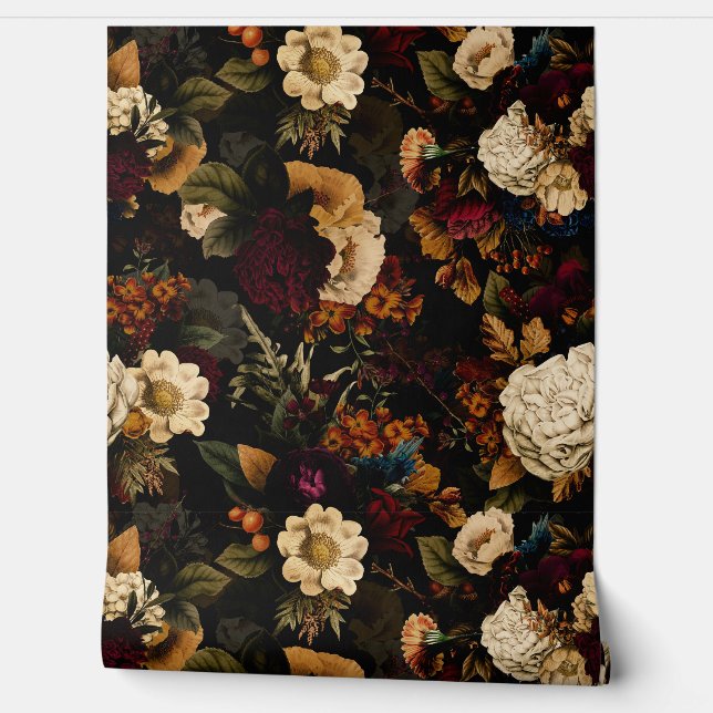 Papel Pintado Gran milenio Moody Florals Wallpa (Desenrollar)