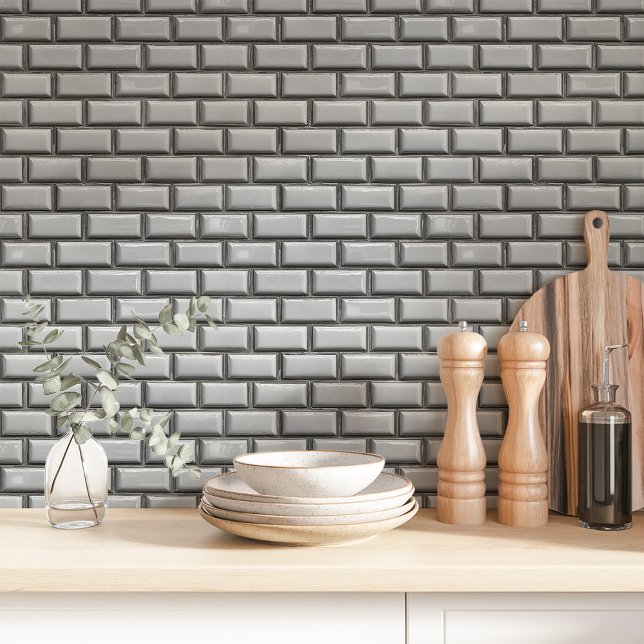 Papel Pintado Gray Subway Tile (Subido por el creador)