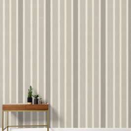 Papel Pintado Grayscale Neutral Stripe Pattern | Textured
