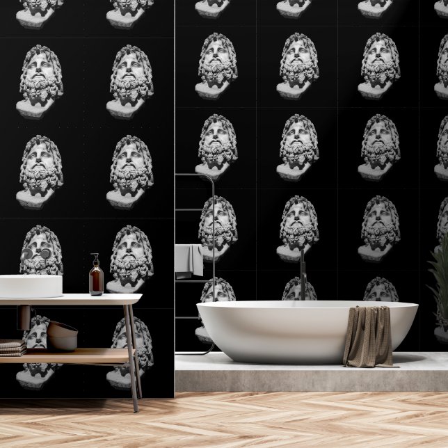 Papel Pintado Greco Roman Bust (Baño)