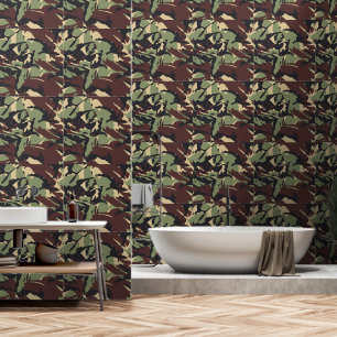 Papel Pintado Green Brown Camou