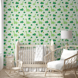 Papel Pintado Green Dinosaur Adventures