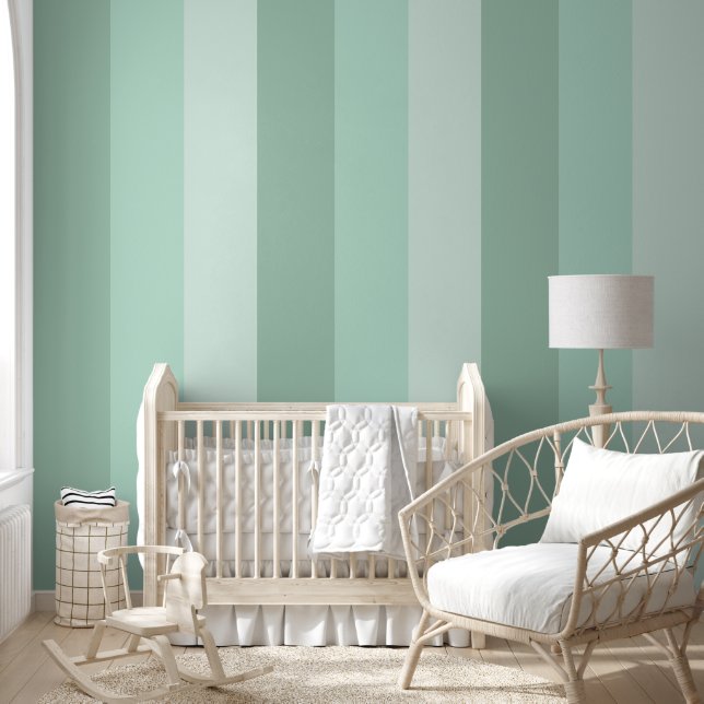 Papel Pintado Green Ombre Striped (Niños)