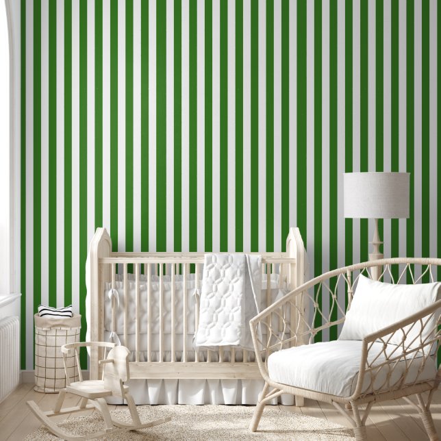 Papel Pintado Green Striped (Niños)