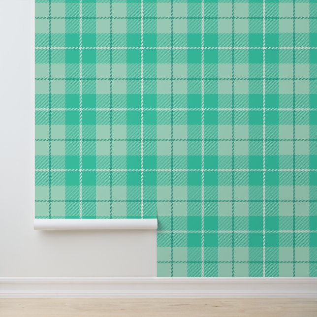 Papel Pintado Green Tartan Plaid (Solicitud)