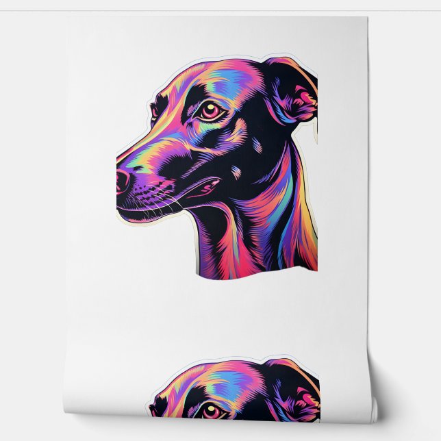 Papel Pintado Greyhound Neon Design (Desenrollar)