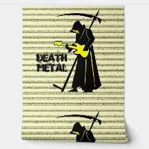 Grim Reaper Guitar ☠️ Diseño de 💀 Cráneo Gótico