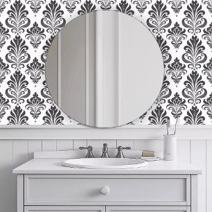 Papel Pintado Gris monocromático elegante