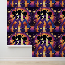Papel Pintado Groovy 70's Disco Dance Fiesta Peel y Stick