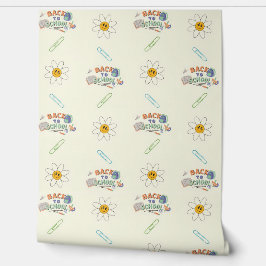 Papel Pintado Groovy Back to School Wallpaper