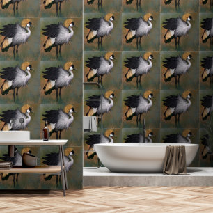 Papel Pintado Grúa cruzada de gris