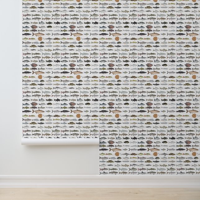 Papel Pintado Grupo de peces del Asia sudoriental (Solicitud)